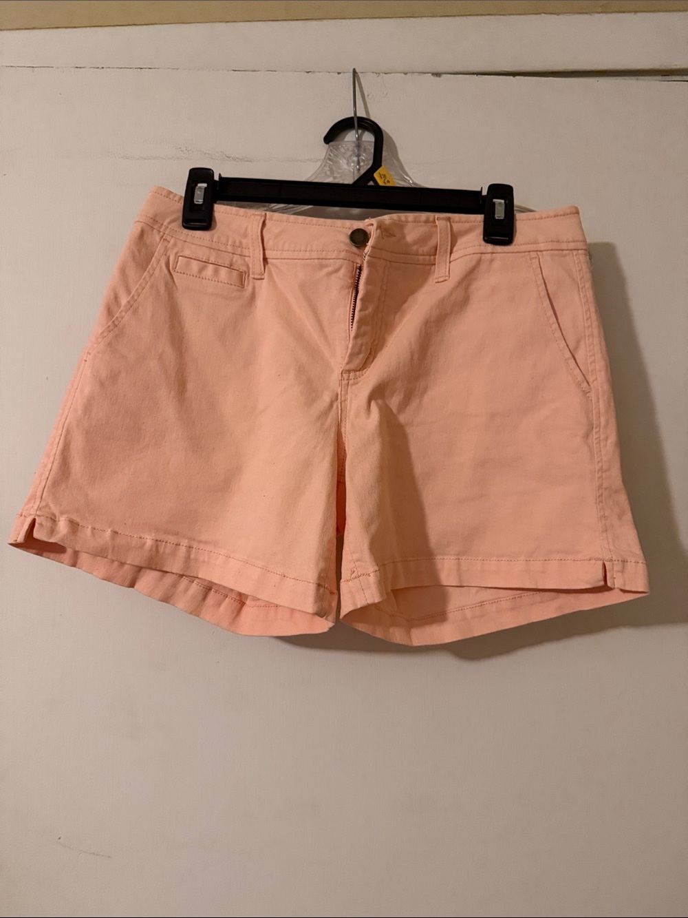 Market & Spruce Peach High-Rise Casual Shorts